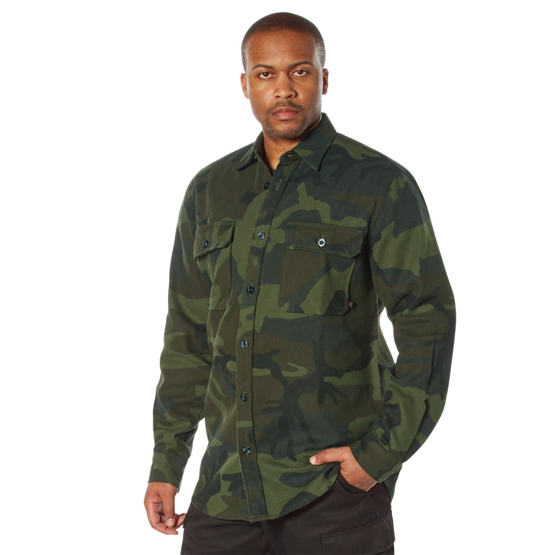 Rothco Midnight Camo Flannel Shirt