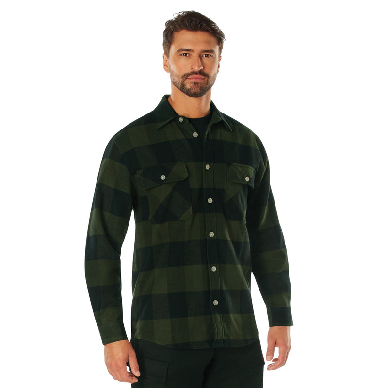 Rothco Extra Heavyweight Buffalo Plaid Flannel Shirt