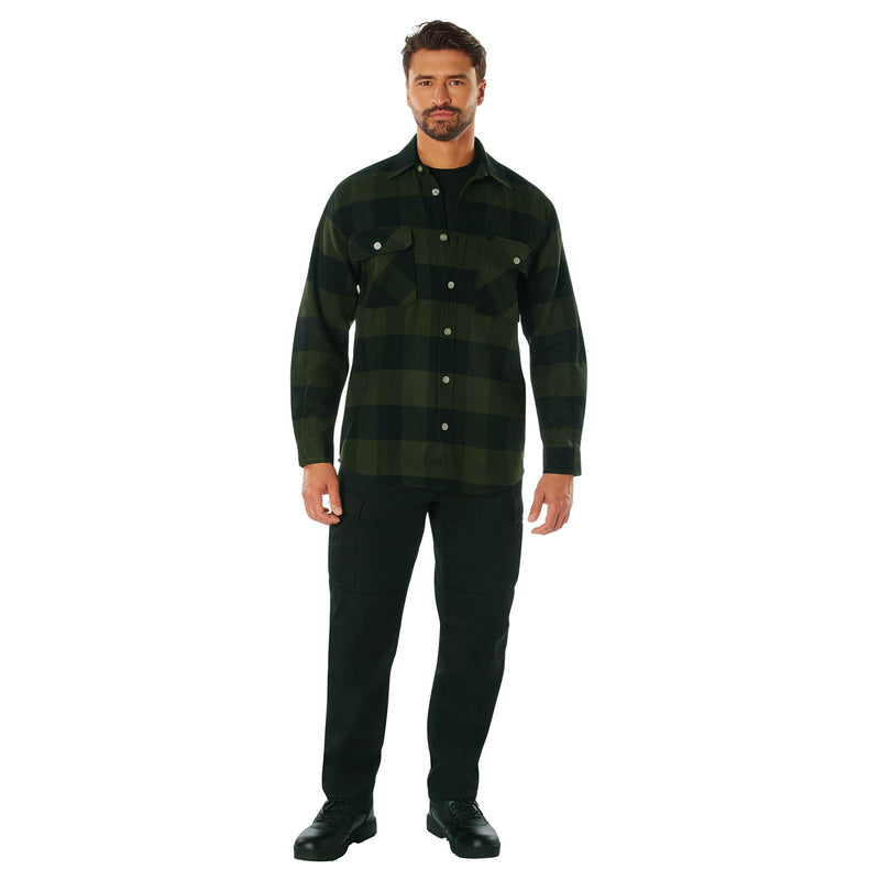 Rothco Extra Heavyweight Buffalo Plaid Flannel Shirt