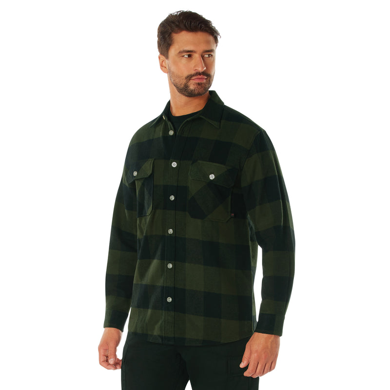 Rothco Extra Heavyweight Buffalo Plaid Flannel Shirt