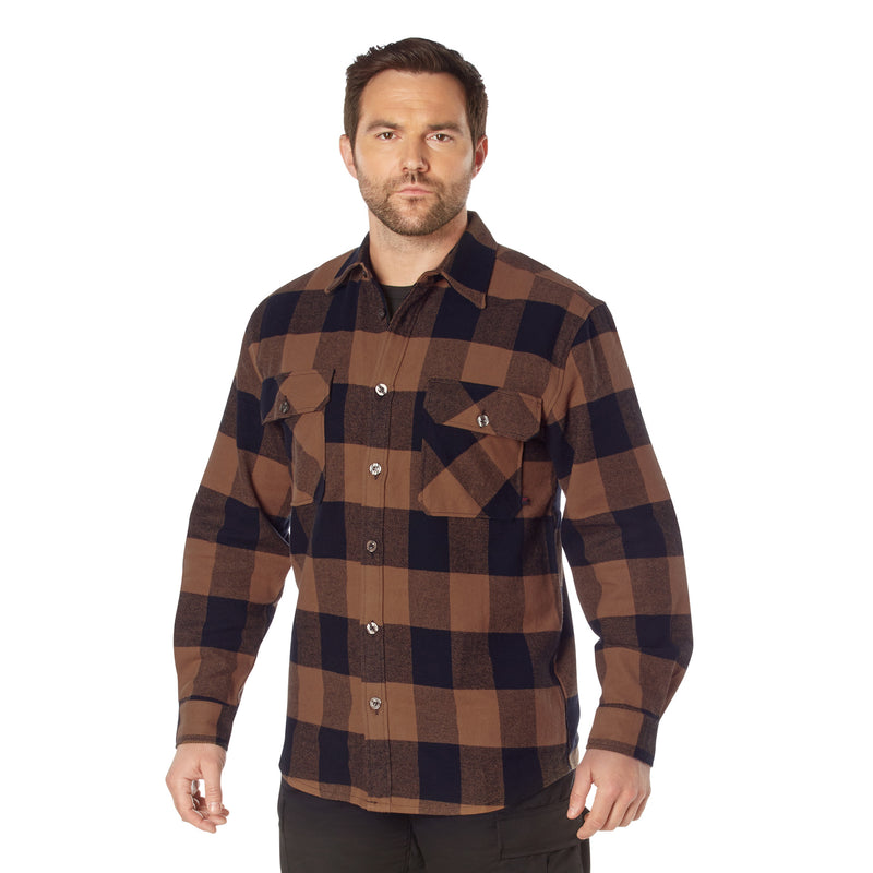 Rothco Extra Heavyweight Buffalo Plaid Flannel Shirt