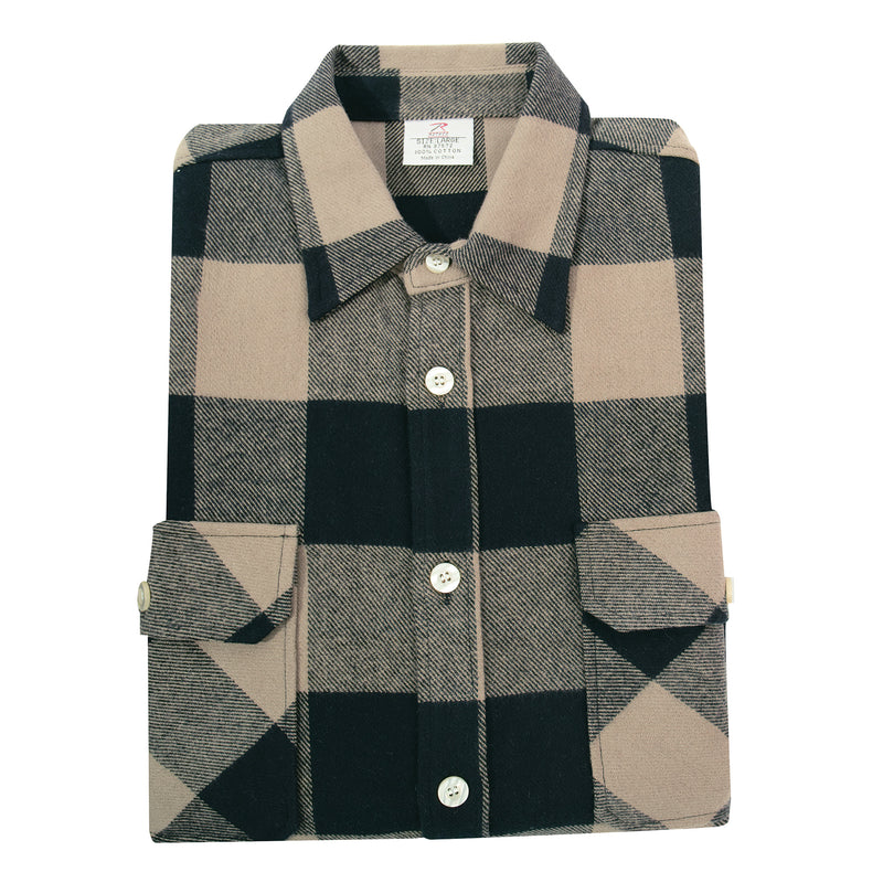 Rothco Extra Heavyweight Buffalo Plaid Flannel Shirt