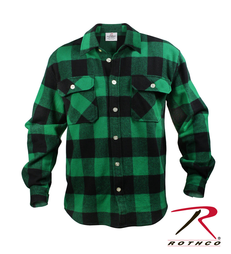 Rothco Extra Heavyweight Buffalo Plaid Flannel Shirt