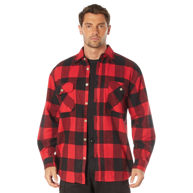 Rothco Extra Heavyweight Buffalo Plaid Flannel Shirt