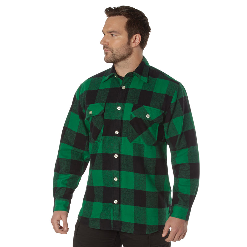 Rothco Extra Heavyweight Buffalo Plaid Flannel Shirt