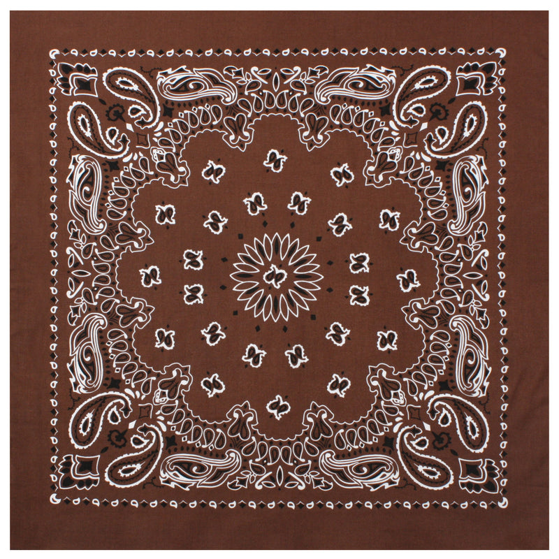 Rothco Trainmen Paisley Bandana - 22" X 22"