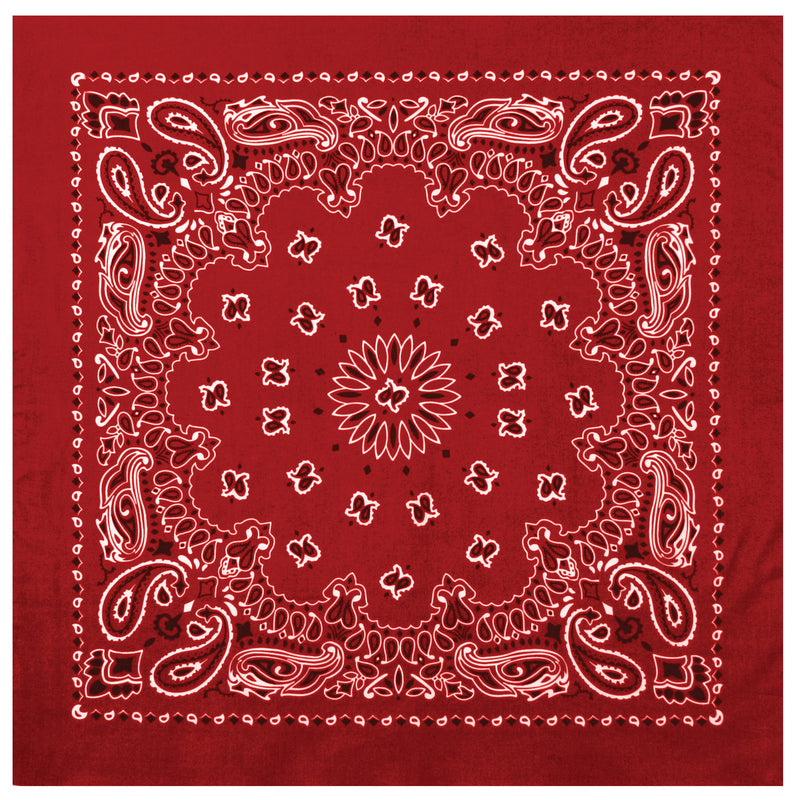 Rothco Trainmen Paisley Bandana - 22" X 22"