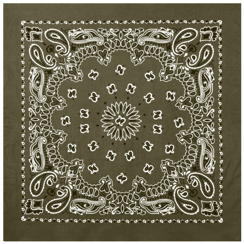 Rothco Trainmen Paisley Bandana - 22" X 22"