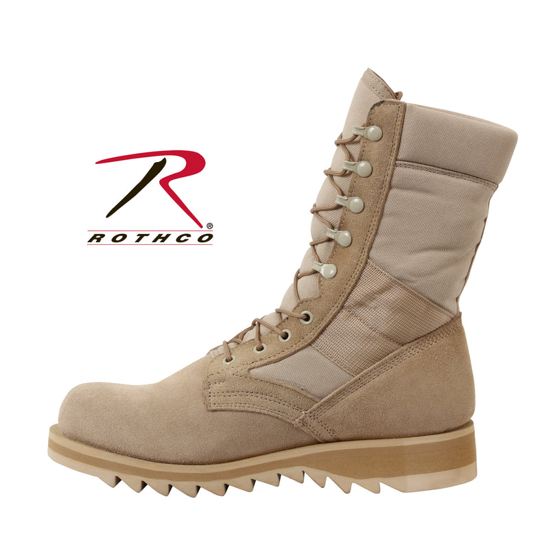 Rothco G.I. Type Ripple Sole Desert Tan Jungle Boots