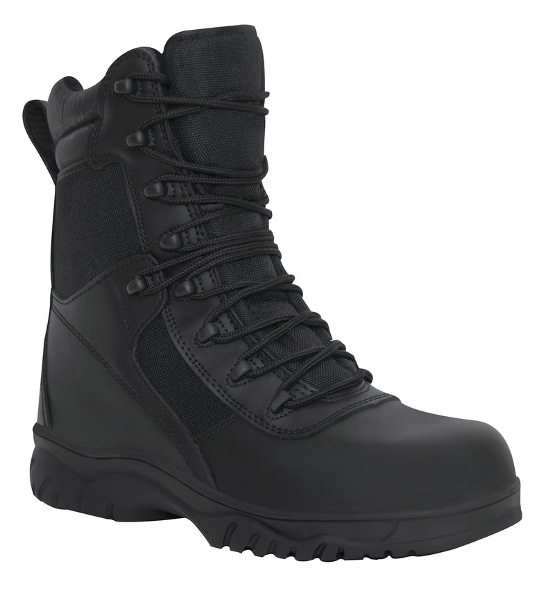 Rothco 8 Inch Forced Entry Tactical Boot With Side Zipper & Composite Toe