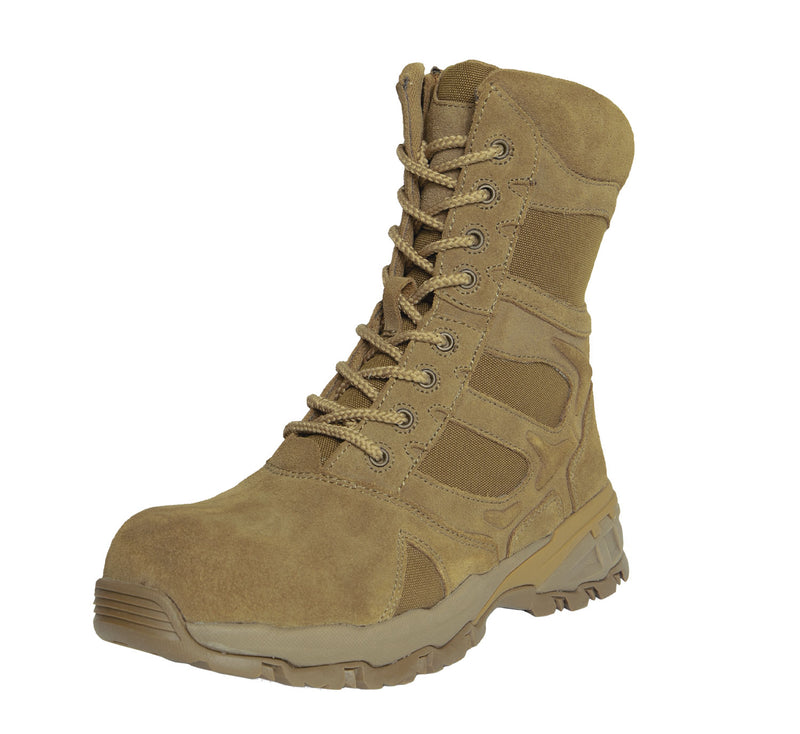 Rothco 8 Inch Forced Entry Tactical Boot With Side Zipper & Composite Toe