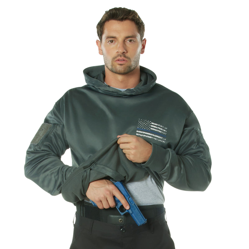 Rothco Thin Blue Line Concealed Carry Hoodie