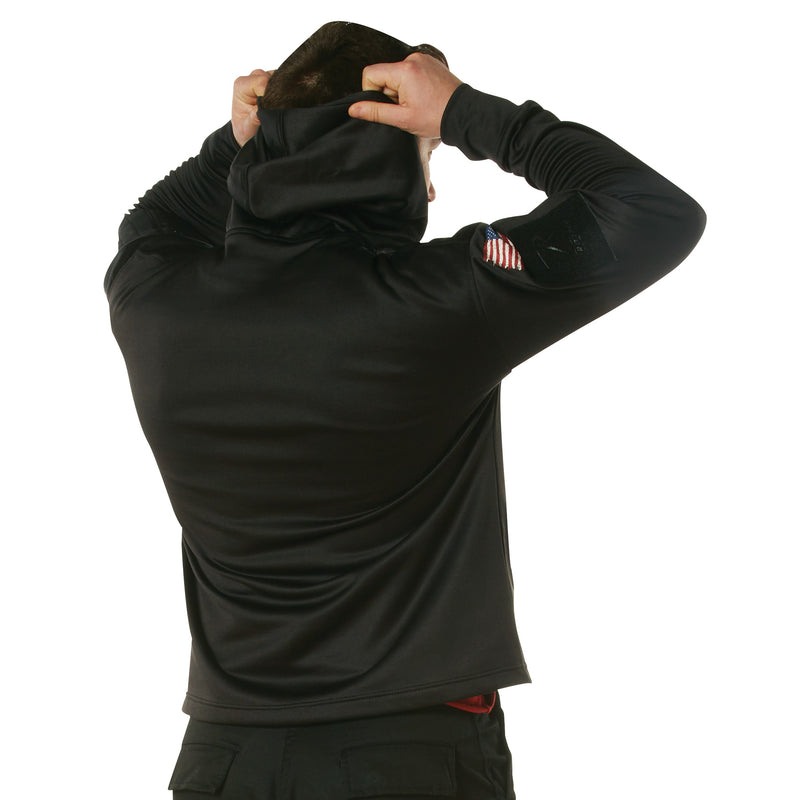 Rothco Bearded Skull Concealed Carry Hoodie - Black