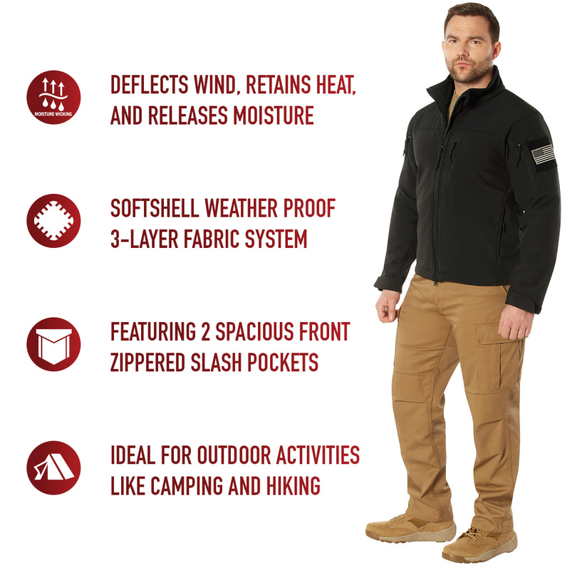 Rothco Covert Ops Lightweight Soft Shell Jacket