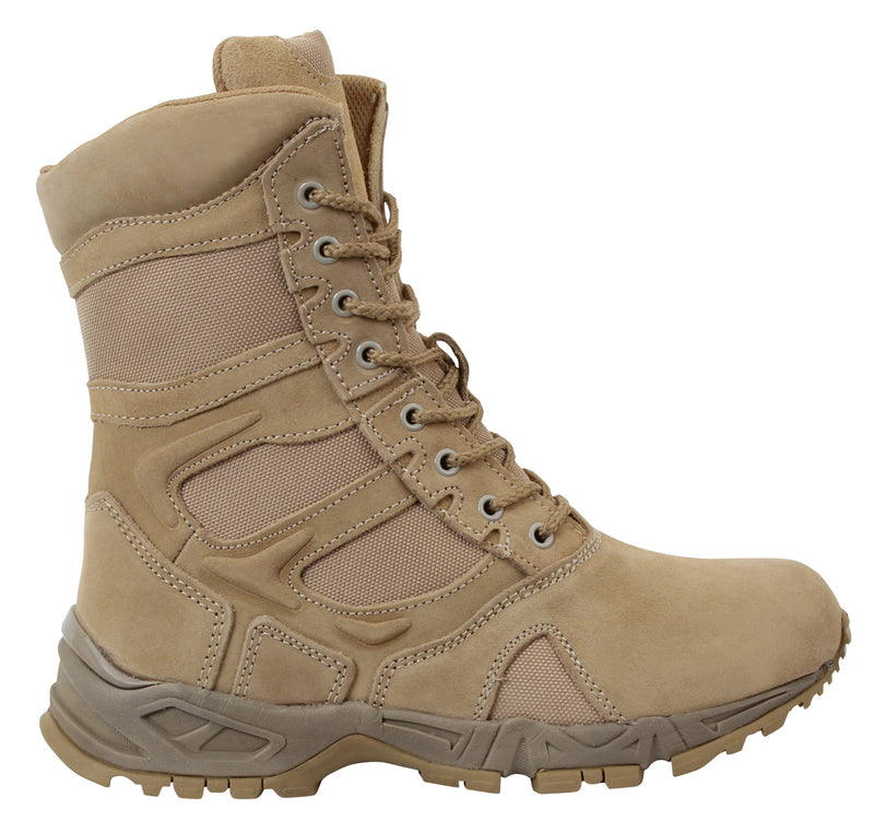 Rothco Forced Entry 8" Deployment Boots With Side Zipper