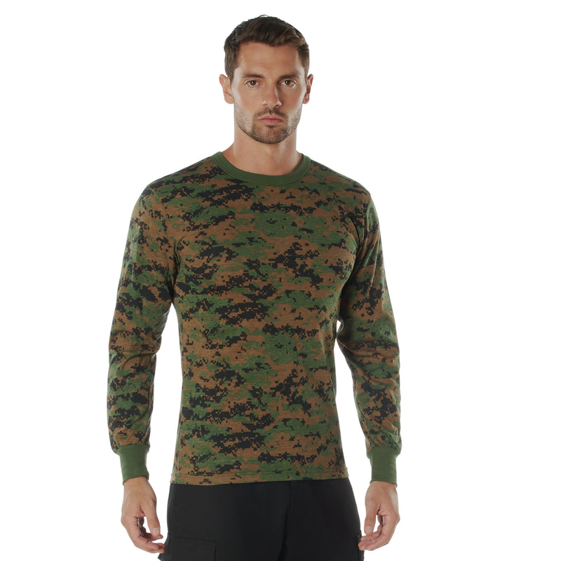 Rothco Long Sleeve Digital Camo T-Shirt