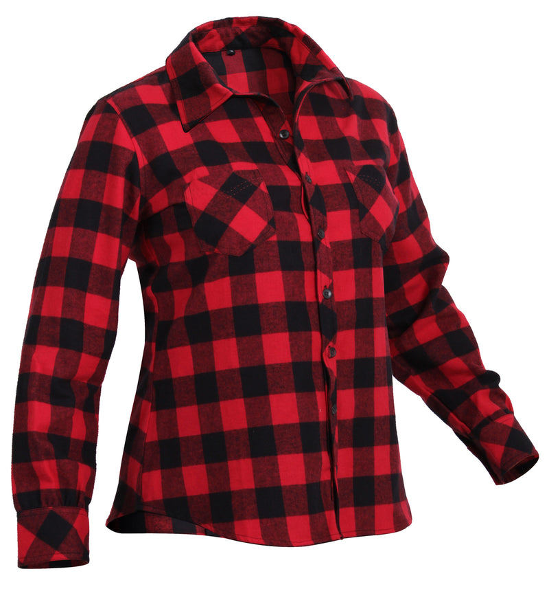 Rothco Womens Plaid Flannel Shirt