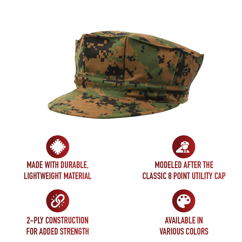 Rothco Marine Corps Poly/Cotton Cap With Out Emblem