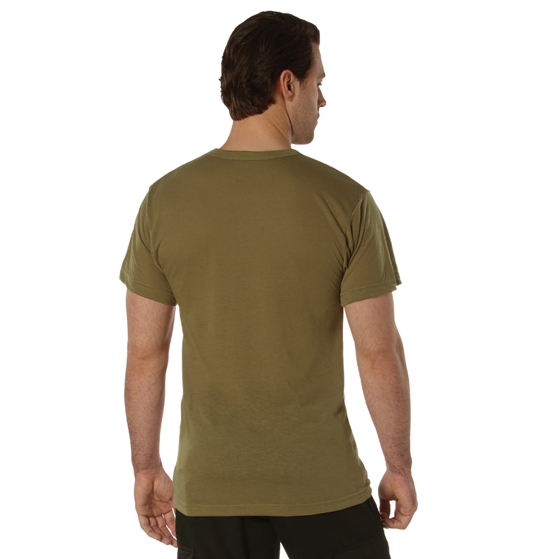 Rothco Pocket T-Shirt Collection (Available In Cotton/Poly and Moisture Wicking Poly)