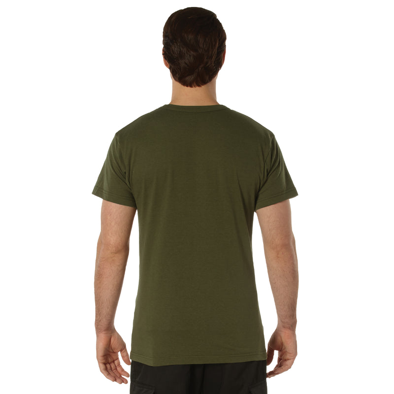 Rothco Pocket T-Shirt Collection (Available In Cotton/Poly and Moisture Wicking Poly)