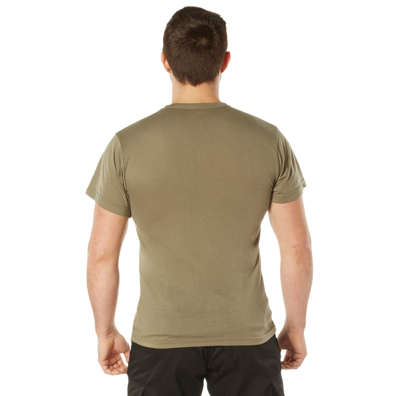 Rothco Pocket T-Shirt Collection (Available In Cotton/Poly and Moisture Wicking Poly)