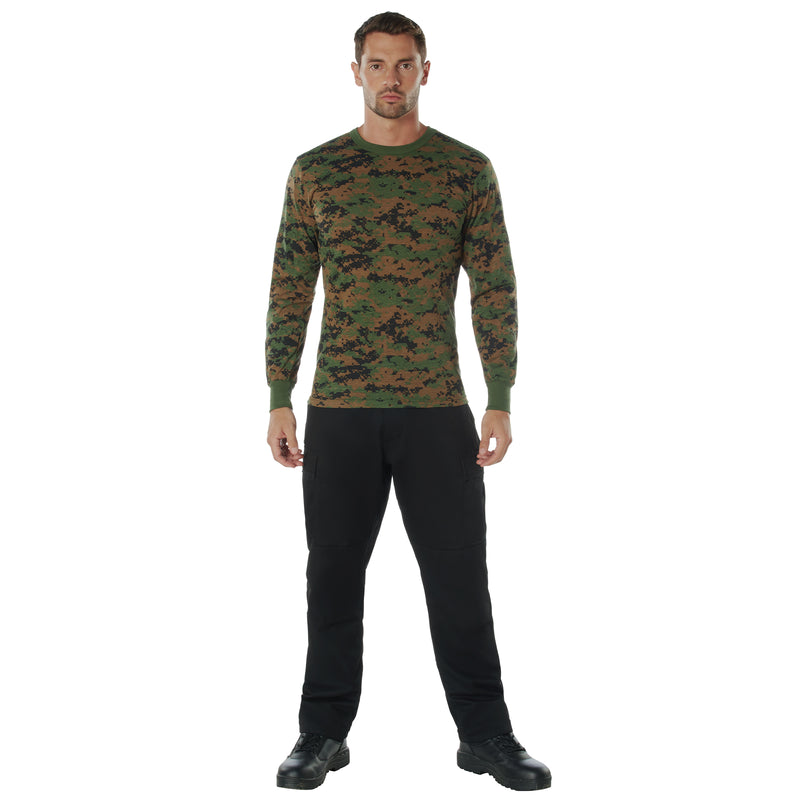 Rothco Long Sleeve Digital Camo T-Shirt