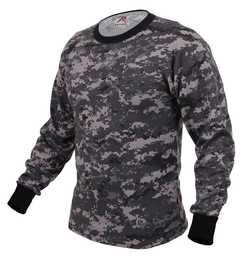 Rothco Long Sleeve Digital Camo T-Shirt