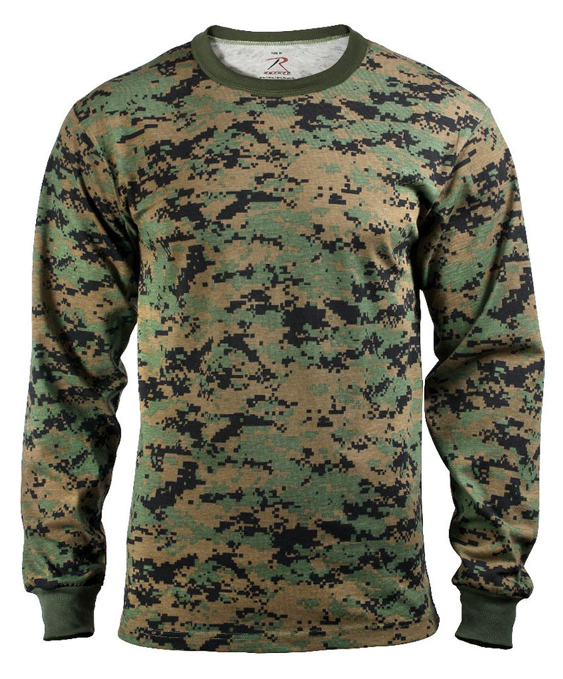 Rothco Long Sleeve Digital Camo T-Shirt