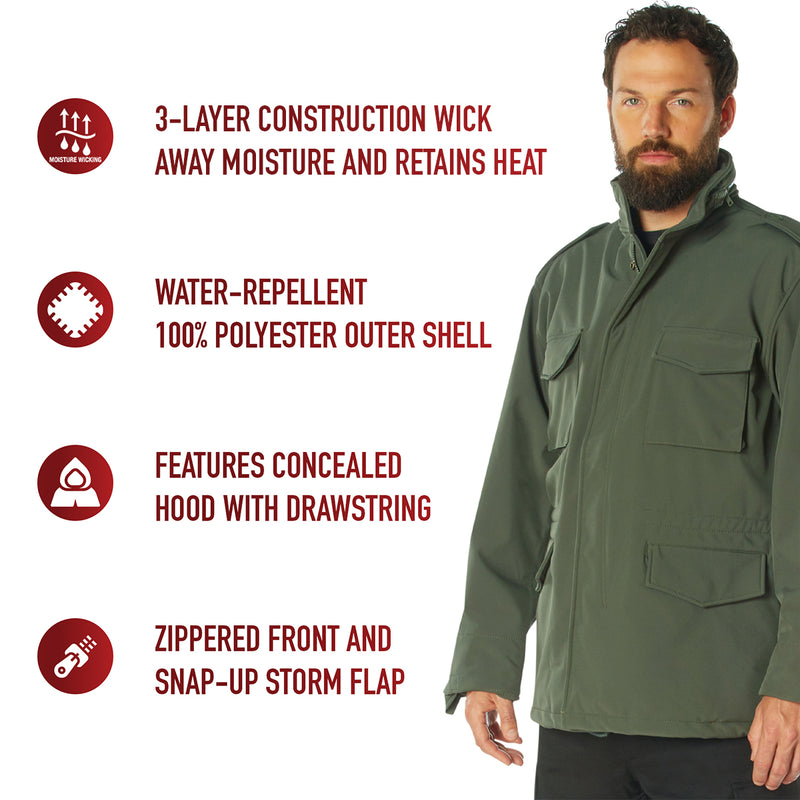 Rothco Soft Shell Tactical M-65 Field Jacket