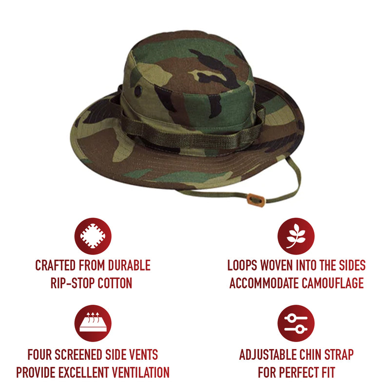 Rothco 100% Cotton Rip-Stop Boonie Hat