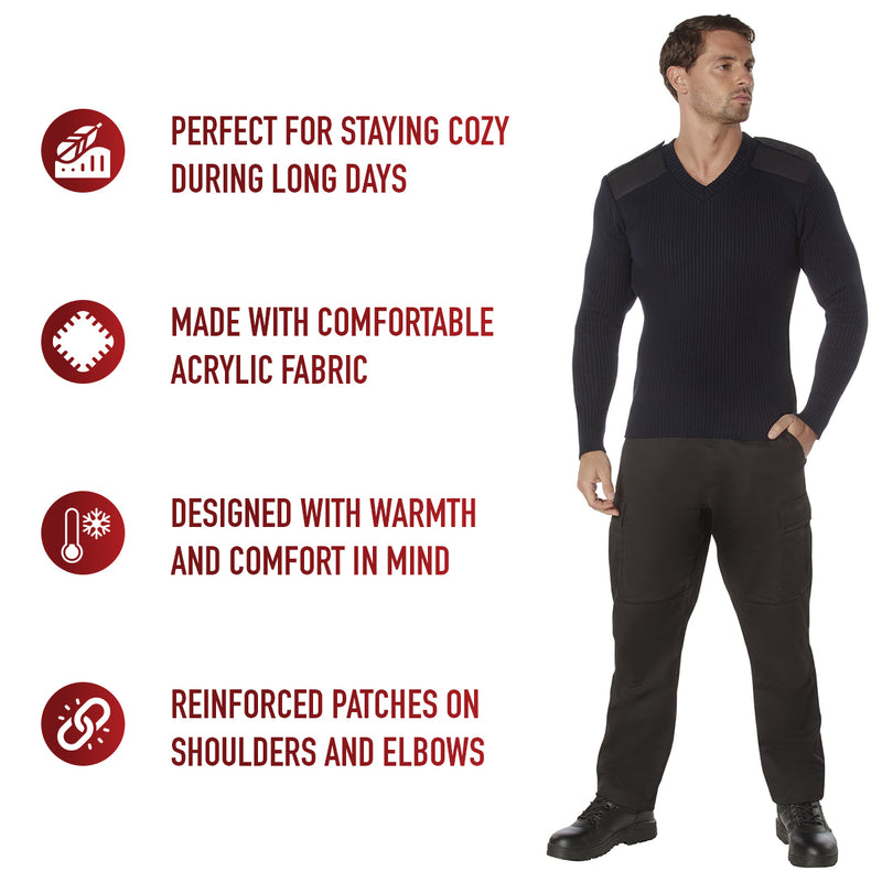 Rothco G.I. Style Acrylic V-Neck Sweater