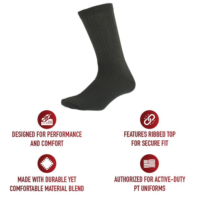 Rothco Athletic Crew Socks