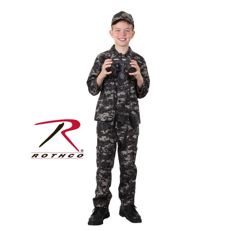 Rothco Kids Woodland Camo BDU Shirt