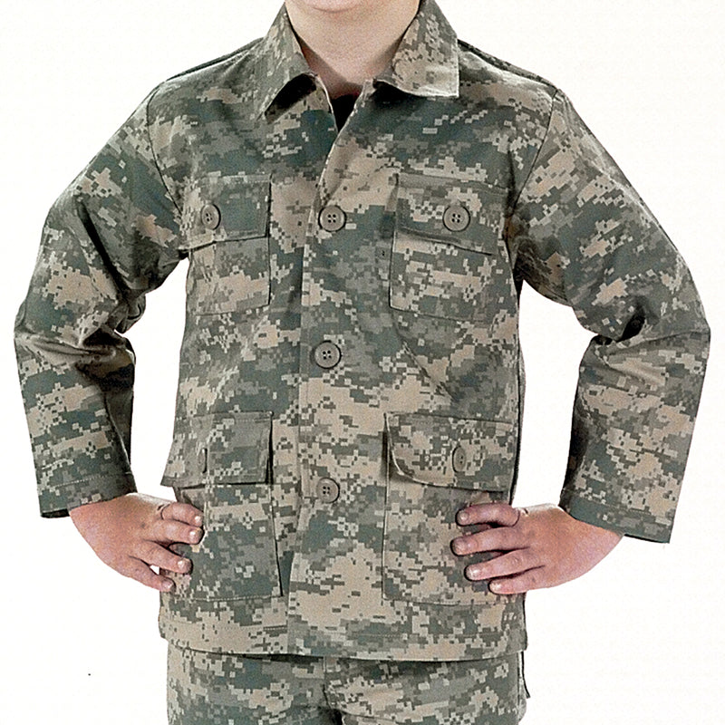 Rothco Kid's Digital Camo BDU Shirt