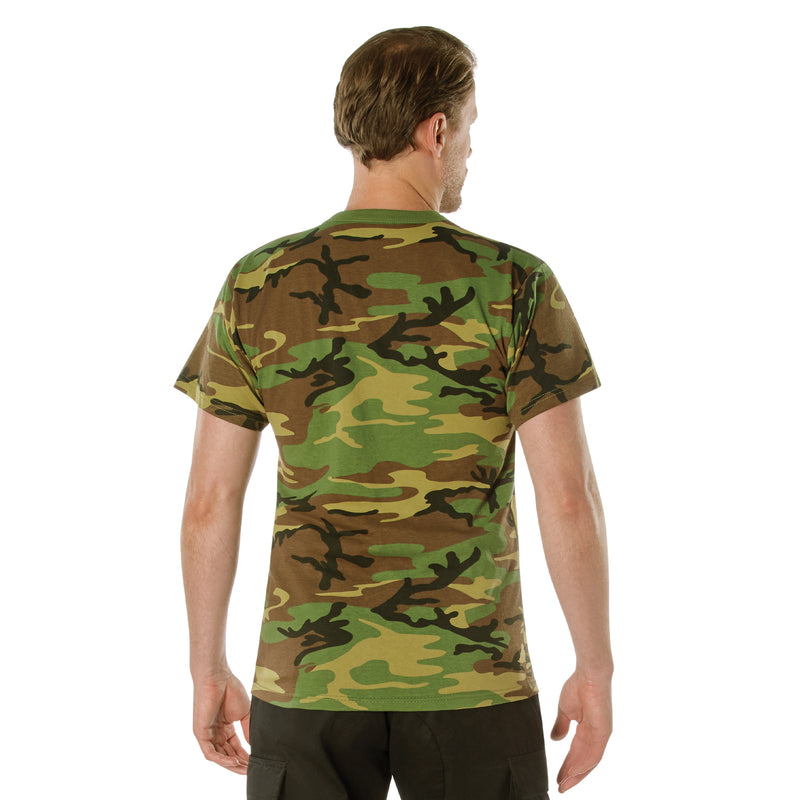 Rothco Woodland Camo T-Shirt w/ Pocket