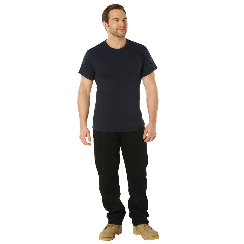 Rothco Solid Color Cotton / Polyester Blend Military T-Shirt