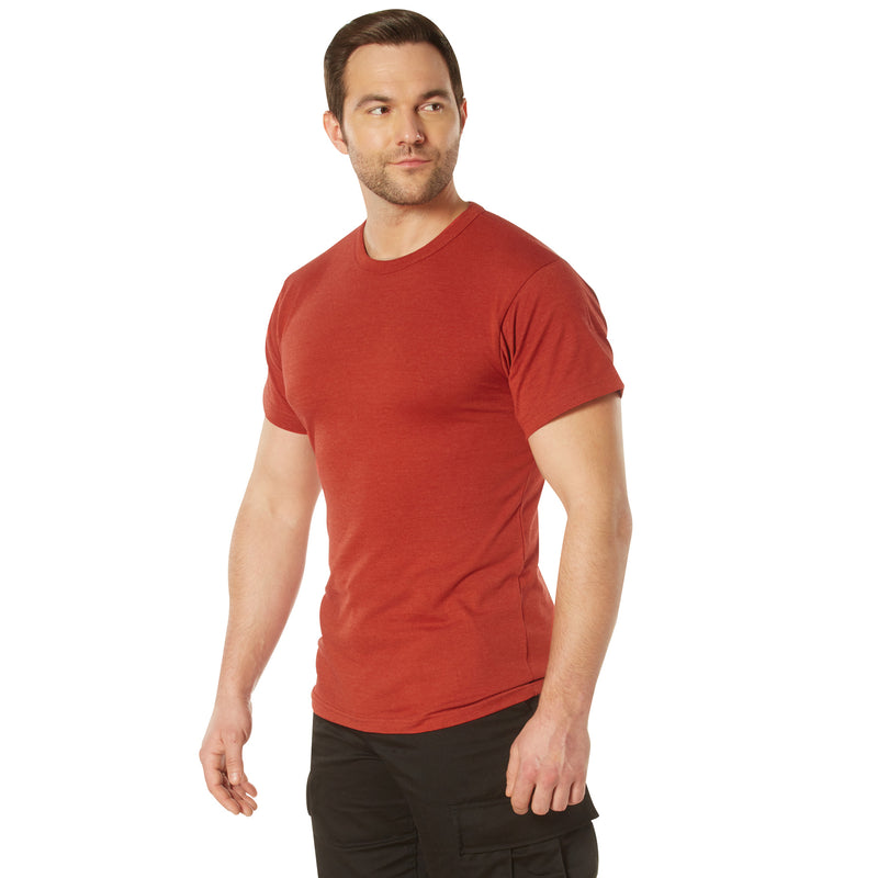 Rothco Solid Color Cotton / Polyester Blend Military T-Shirt