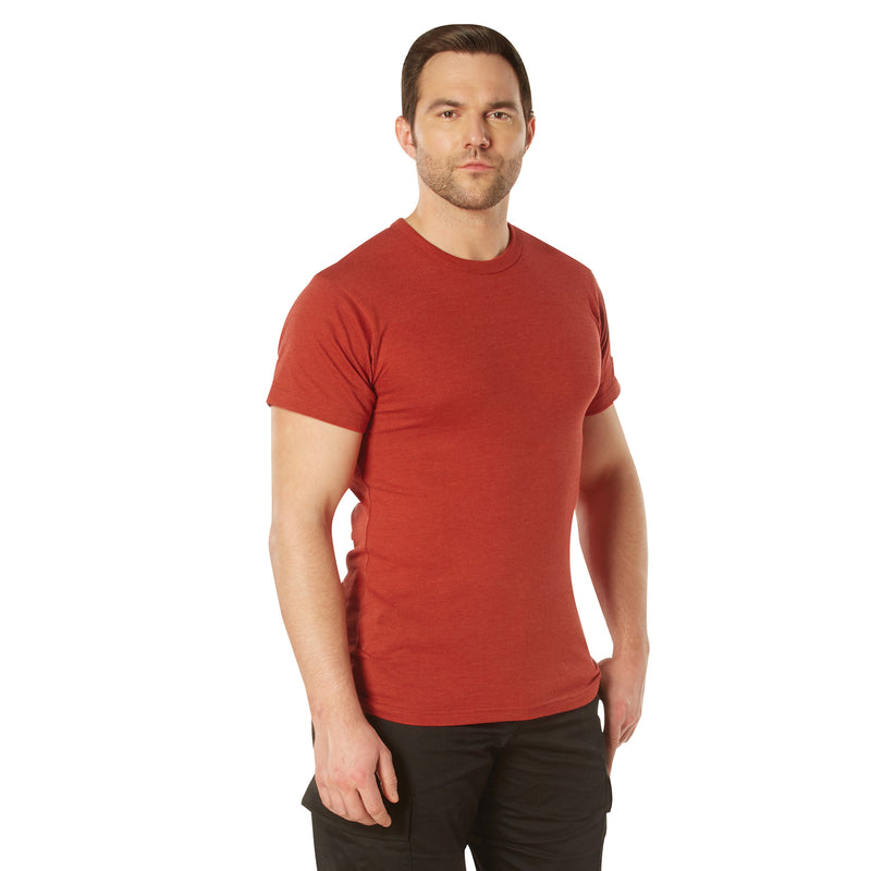 Rothco Solid Color Cotton / Polyester Blend Military T-Shirt