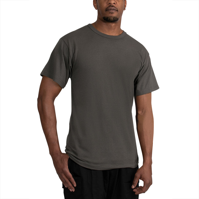 Rothco Solid Color Cotton / Polyester Blend Military T-Shirt