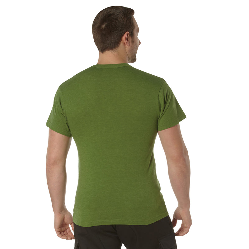 Rothco Solid Color Cotton / Polyester Blend Military T-Shirt