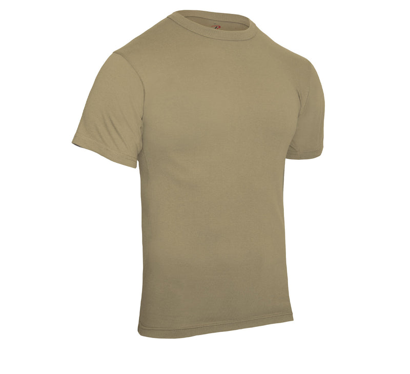 Rothco Solid Color Cotton / Polyester Blend Military T-Shirt