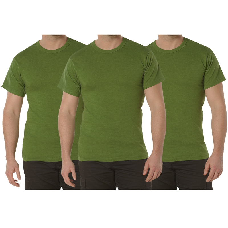 Rothco Solid Color Cotton / Polyester Blend Military T-Shirt