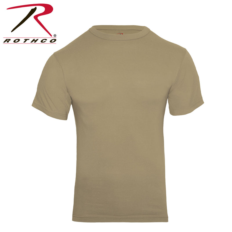 Rothco Solid Color Cotton / Polyester Blend Military T-Shirt