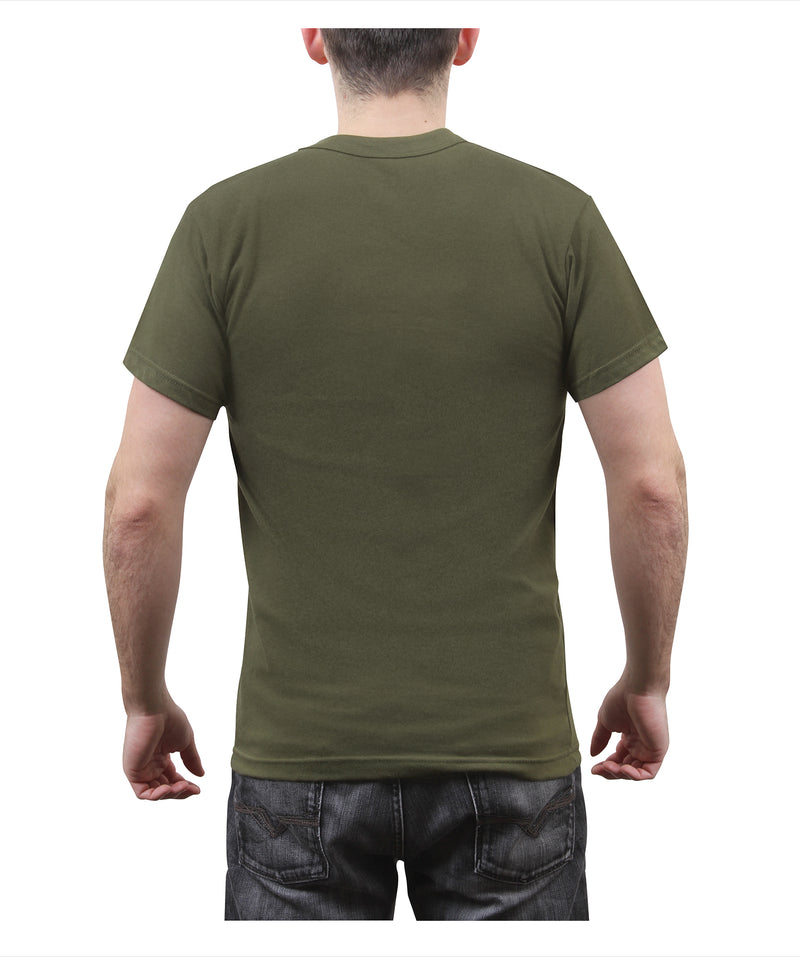 Rothco Solid Color Cotton / Polyester Blend Military T-Shirt