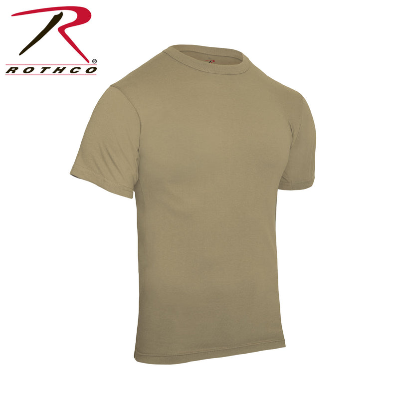 Rothco Solid Color Cotton / Polyester Blend Military T-Shirt