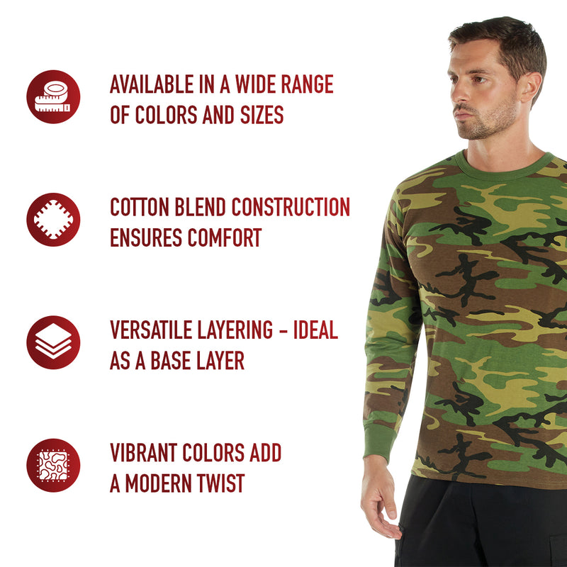 Rothco Long Sleeve Camo T-Shirt