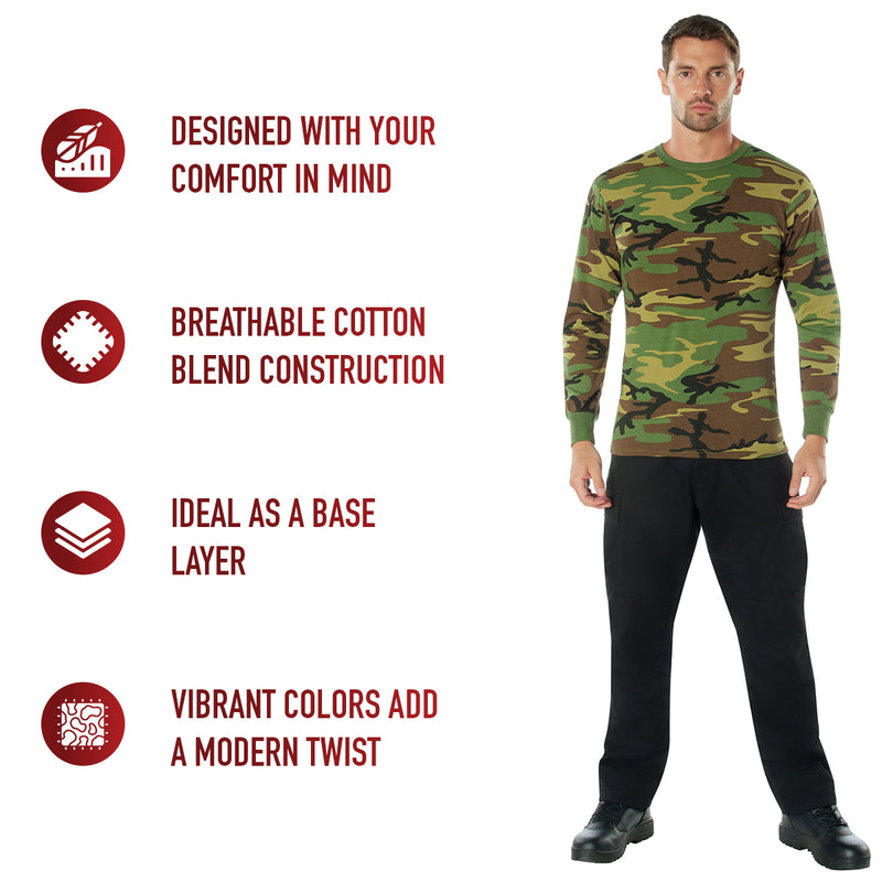 Rothco Long Sleeve Camo T-Shirt