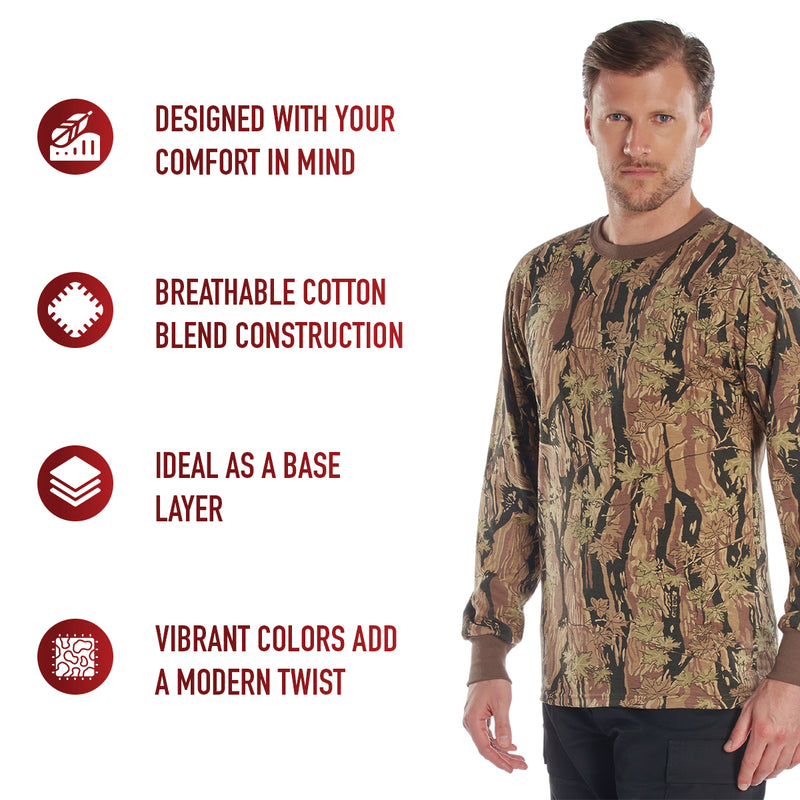 Rothco Long Sleeve Camo T-Shirt