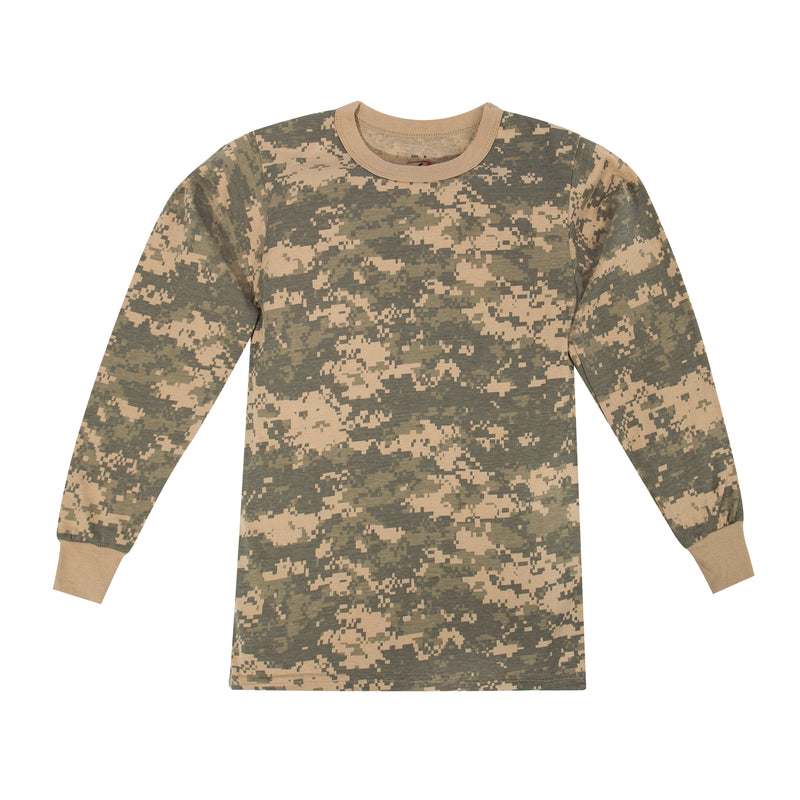 Rothco Kids Long Sleeve Camo T-shirt