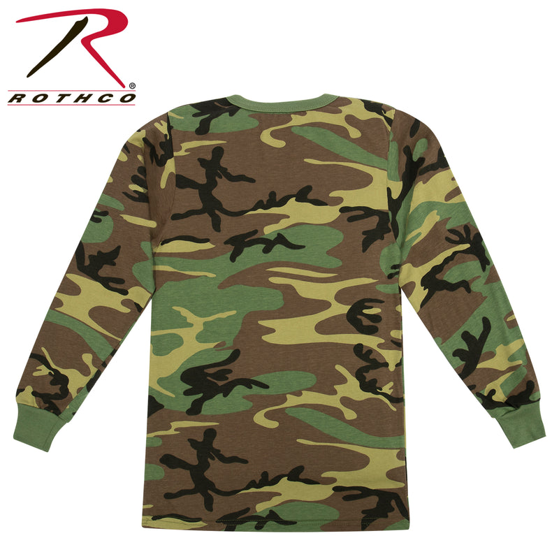 Rothco Kids Long Sleeve Camo T-shirt